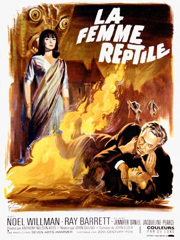 Affiche du film La Femme reptile (1966) de John Gilling. Voir La Femme reptile en streaming / torrent sur meilleurs-films.fr