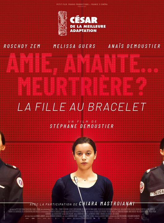 Affiche du film La Fille au bracelet (2020) de Stéphane Demoustier. Voir La Fille au bracelet en streaming / torrent sur meilleurs-films.fr