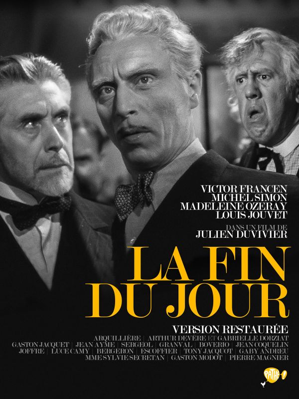 Affiche du film La Fin du jour (1938) de Julien Duvivier Affiche du film La Fin du jour (1938) de Julien Duvivier. Voir La Fin du jour en streaming / torrent sur meilleurs-films.fr