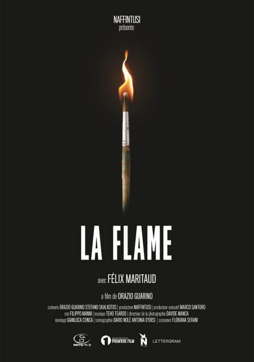Affiche du court métrage La Flame (2019) de Orazio Guarino. Voir La Flame en streaming / torrent sur meilleurs-films.fr