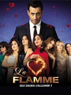 Affiche de la série La Flamme – saison 1 (2020) de Florent Bernard & Jérémie Galan & Jonathan Cohen.
