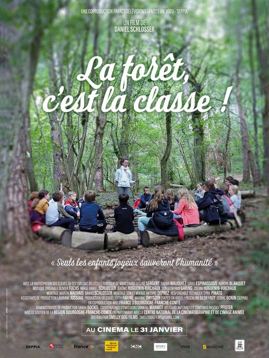 Affiche du film La Forêt, c’est la classe ! (2023) de Daniel Schlosser. Voir La Forêt, c’est la classe ! en streaming / torrent sur meilleurs-films.fr