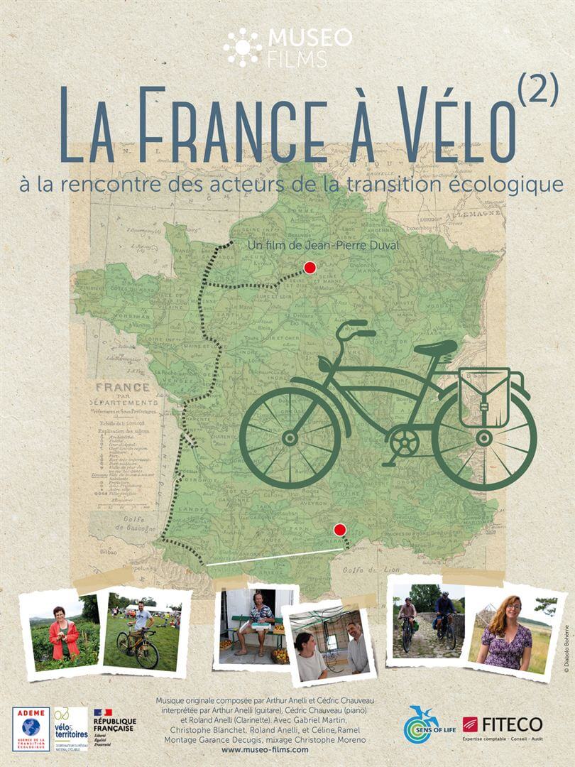 Affiche du film La France à vélo 2 (2024) de Jean-Pierre Duval. Voir La France à vélo 2 en streaming / torrent sur meilleurs-films.fr