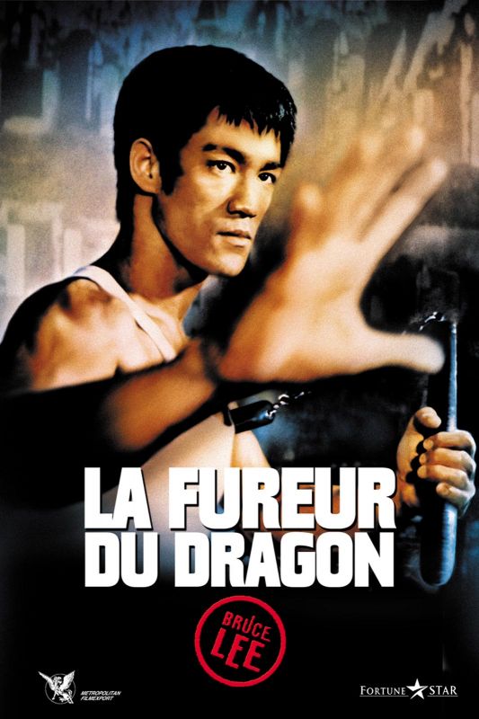 Affiche du film La Fureur du dragon (1972) de Bruce Lee. Voir La Fureur du dragon en streaming / torrent sur meilleurs-films.fr