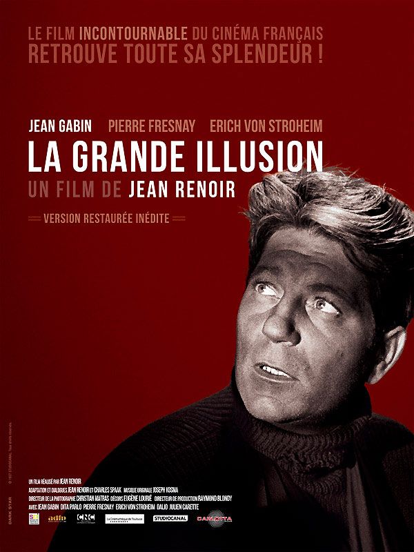 Affiche du film La grande illusion (1937) de Jean Renoir Affiche du film La grande illusion (1937) de Jean Renoir. Voir La grande illusion en streaming / torrent sur meilleurs-films.fr