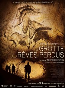 Affiche du film La Grotte des rêves perdus (2010) de Werner Herzog. Voir La Grotte des rêves perdus en streaming / torrent sur meilleurs-films.fr