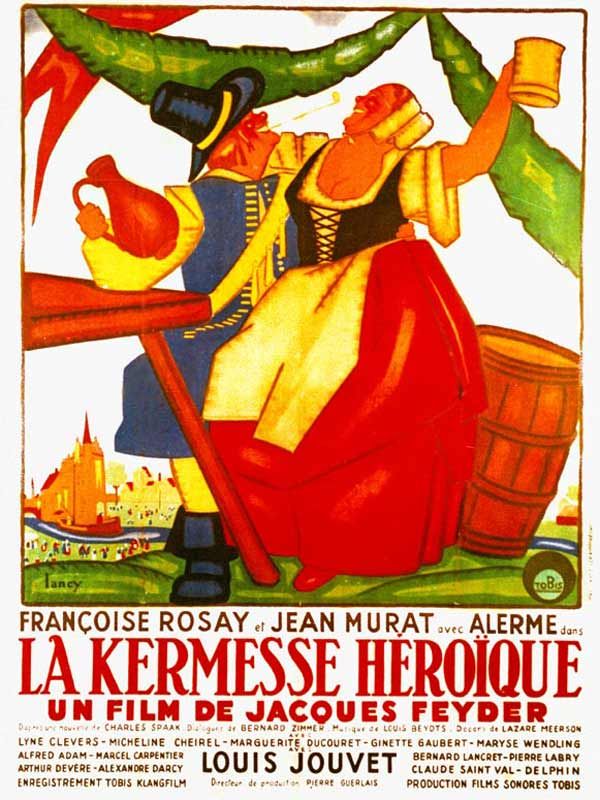 Affiche du film La Kermesse héroïque (1935) de Jacques Feyder. Voir La Kermesse héroïque en streaming / torrent sur meilleurs-films.fr
