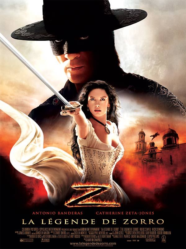 Affiche du film La Légende de Zorro (2005) de Martin Campbell. Voir La Légende de Zorro en streaming / torrent sur meilleurs-films.fr
