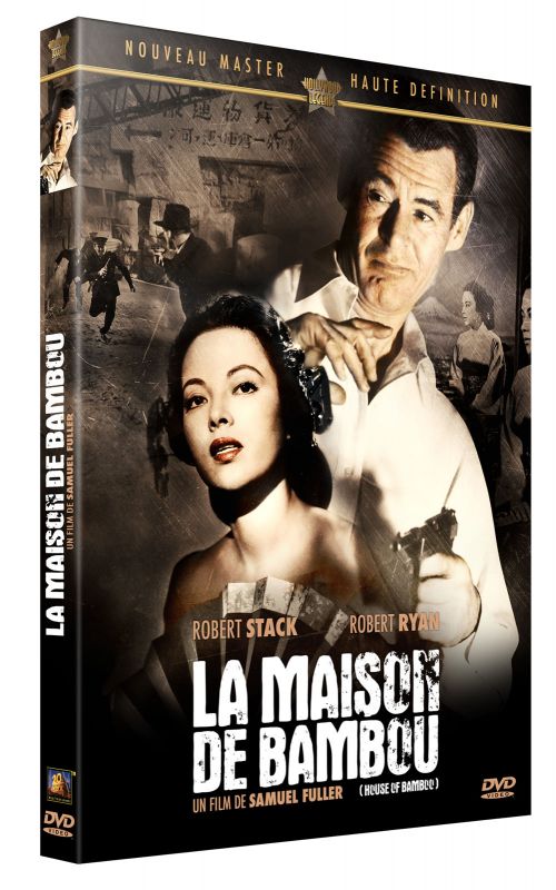 Affiche du film La Maison de bambou (1955) de Samuel Fuller. Voir La Maison de bambou en streaming / torrent sur meilleurs-films.fr