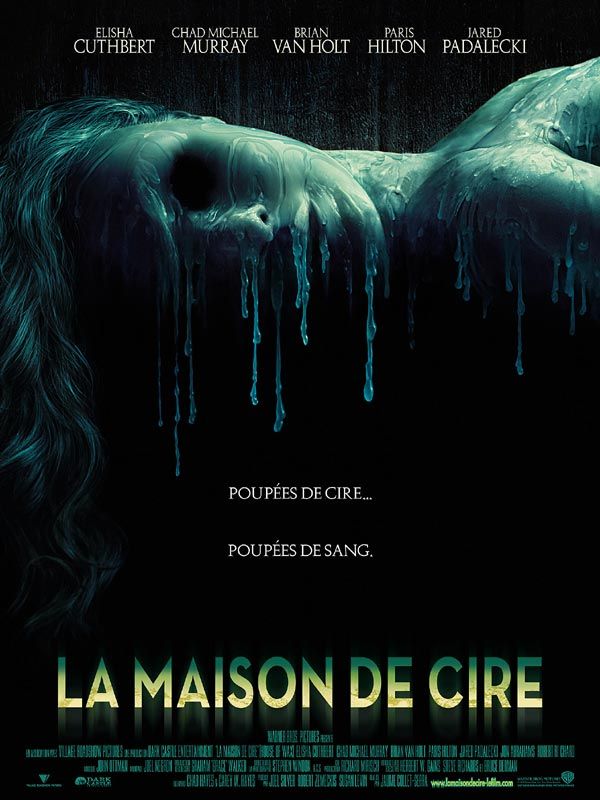 Affiche du film La Maison de cire (2004) de Jaume Collet-Serra. Voir La Maison de cire en streaming / torrent sur meilleurs-films.fr