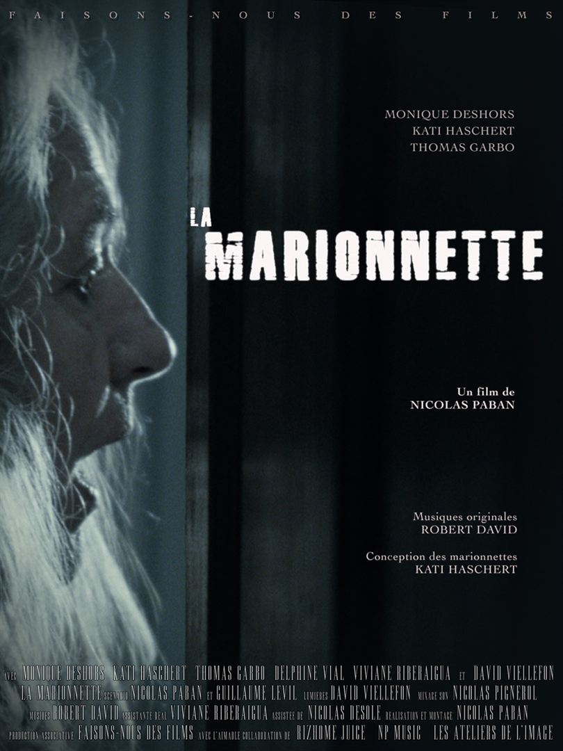 Affiche du court métrage La Marionnette (2019) de Guillaume Levil Affiche du court métrage La Marionnette (2019) de Guillaume Levil. Voir La Marionnette en streaming / torrent sur meilleurs-films.fr