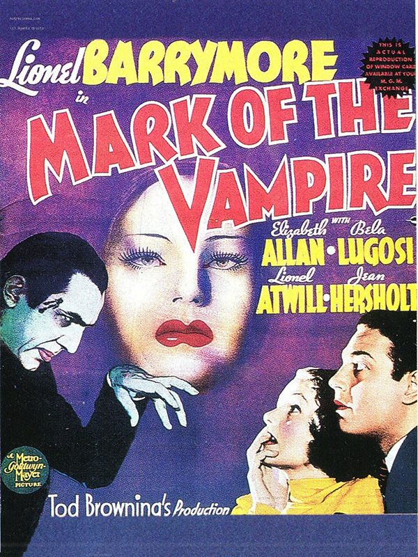 Affiche du film La Marque du vampire (1935) de Tod Browning. Voir La Marque du vampire en streaming / torrent sur meilleurs-films.fr