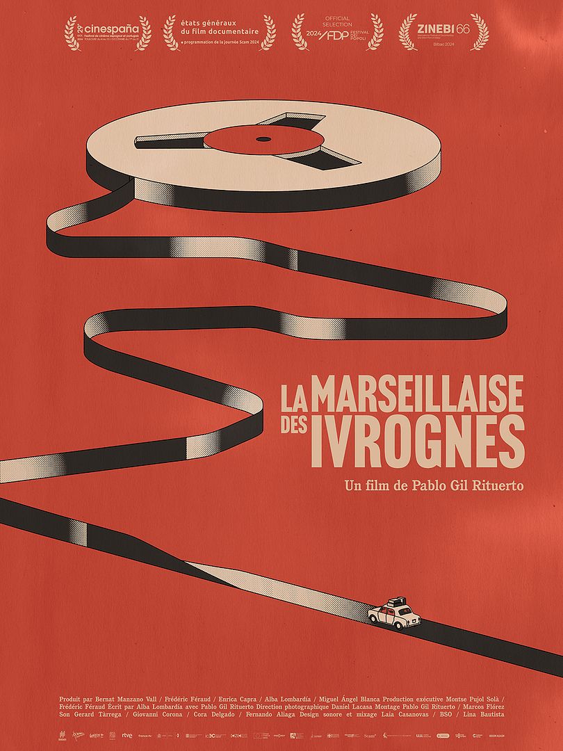 Affiche du film La Marseillaise des ivrognes (2025) de Pablo Gil Rituerto. Voir La Marseillaise des ivrognes en streaming / torrent sur meilleurs-films.fr