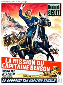 Affiche du film La Mission du Capitaine Benson (1956) de Joseph H. Lewis. Voir La Mission du Capitaine Benson en streaming / torrent sur meilleurs-films.fr
