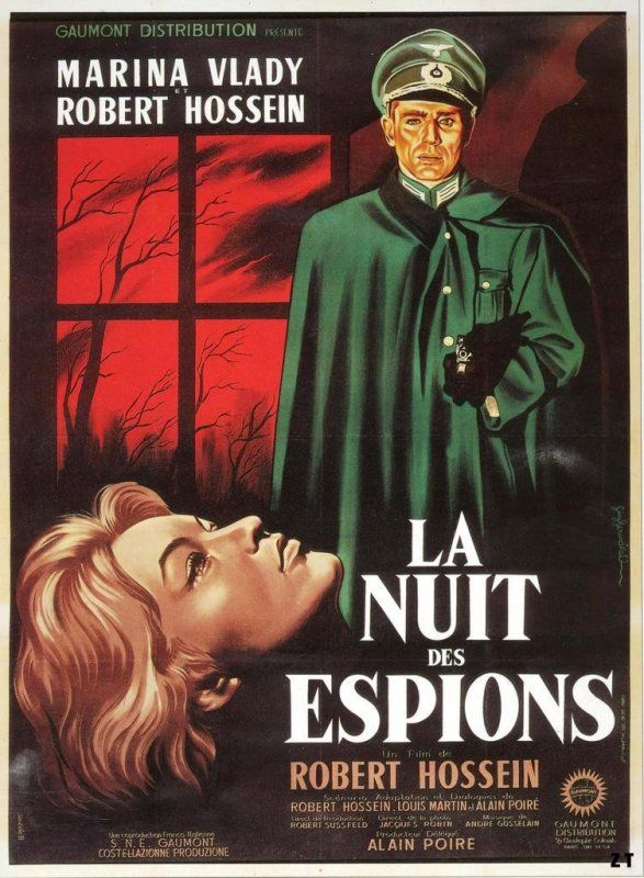 Affiche du film La Nuit des espions (1959) de Robert Hossein Affiche du film La Nuit des espions (1959) de Robert Hossein. Voir La Nuit des espions en streaming / torrent sur meilleurs-films.fr