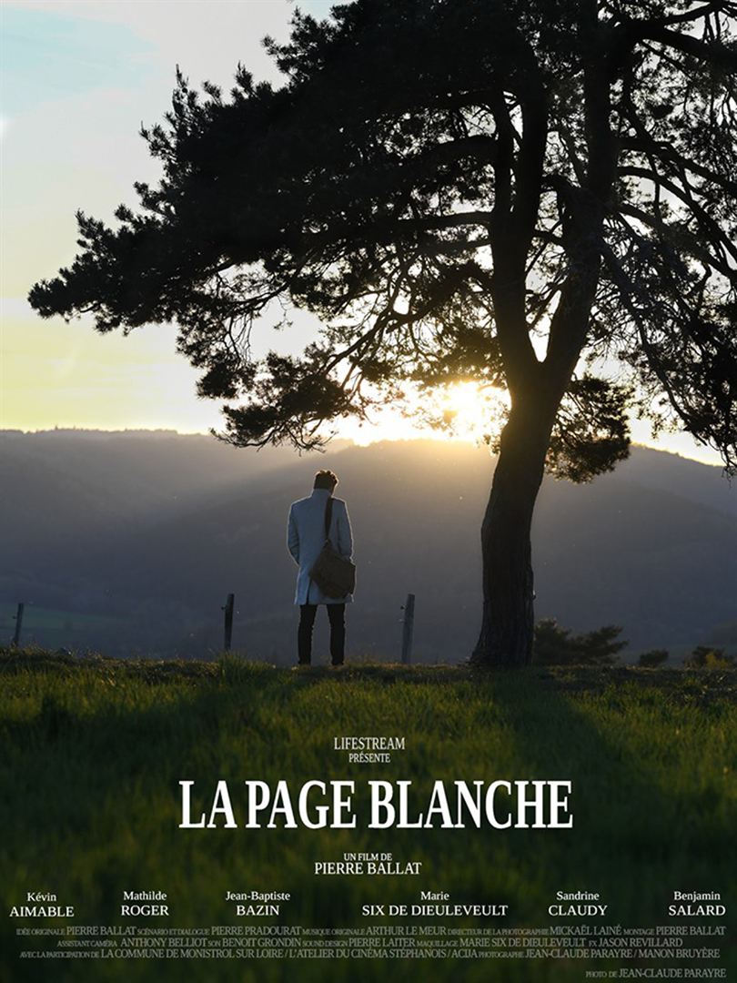 Affiche du court métrage La Page blanche (2019) de Pierre Ballat. Voir La Page blanche en streaming / torrent sur meilleurs-films.fr