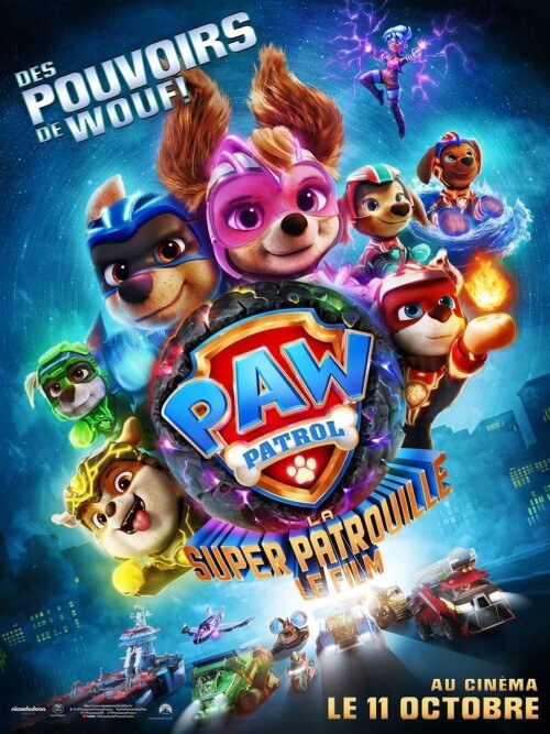 Affiche du film La Pat’ Patrouille : La Super Patrouille Le Film (2023) de Cal Brunker Affiche du film La Pat’ Patrouille : La Super Patrouille Le Film (2023) de Cal Brunker. Voir La Pat’ Patrouille : La Super Patrouille Le Film en streaming / torrent sur meilleurs-films.fr