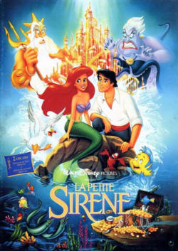 Affiche du film La Petite Sirène (1989) de John Musker & Ron Clements.