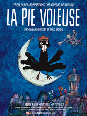 Affiche du court métrage La pie voleuse (2013) de Emanuele Luzzati Affiche du court métrage La pie voleuse (2013) de Emanuele Luzzati. Voir La pie voleuse en streaming / torrent sur meilleurs-films.fr