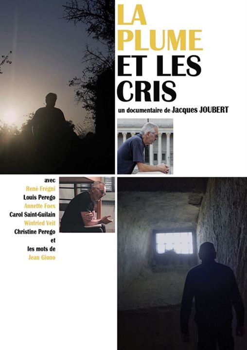 Affiche du film La Plume et les cris (2020) de Jacques Joubert. Voir La Plume et les cris en streaming / torrent sur meilleurs-films.fr