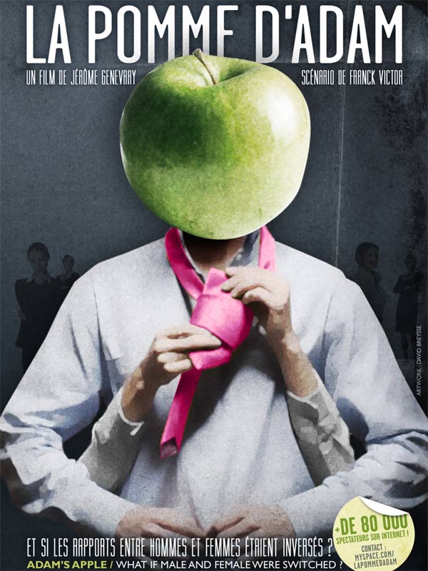 Affiche du court métrage La pomme d’Adam (2005) de Jerome Genevray Affiche du court métrage La pomme d’Adam (2005) de Jerome Genevray. Voir La pomme d’Adam en streaming / torrent sur meilleurs-films.fr