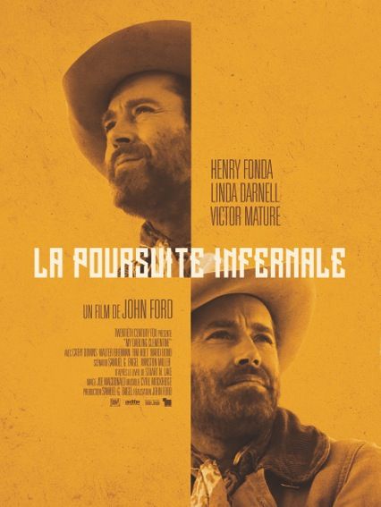 Affiche du film La Poursuite infernale (1946) de John Ford. Voir La Poursuite infernale en streaming / torrent sur meilleurs-films.fr