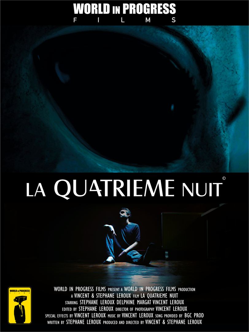 Affiche du court métrage La Quatrième nuit (2013) de Stéphane Leroux. Voir La Quatrième nuit en streaming / torrent sur meilleurs-films.fr