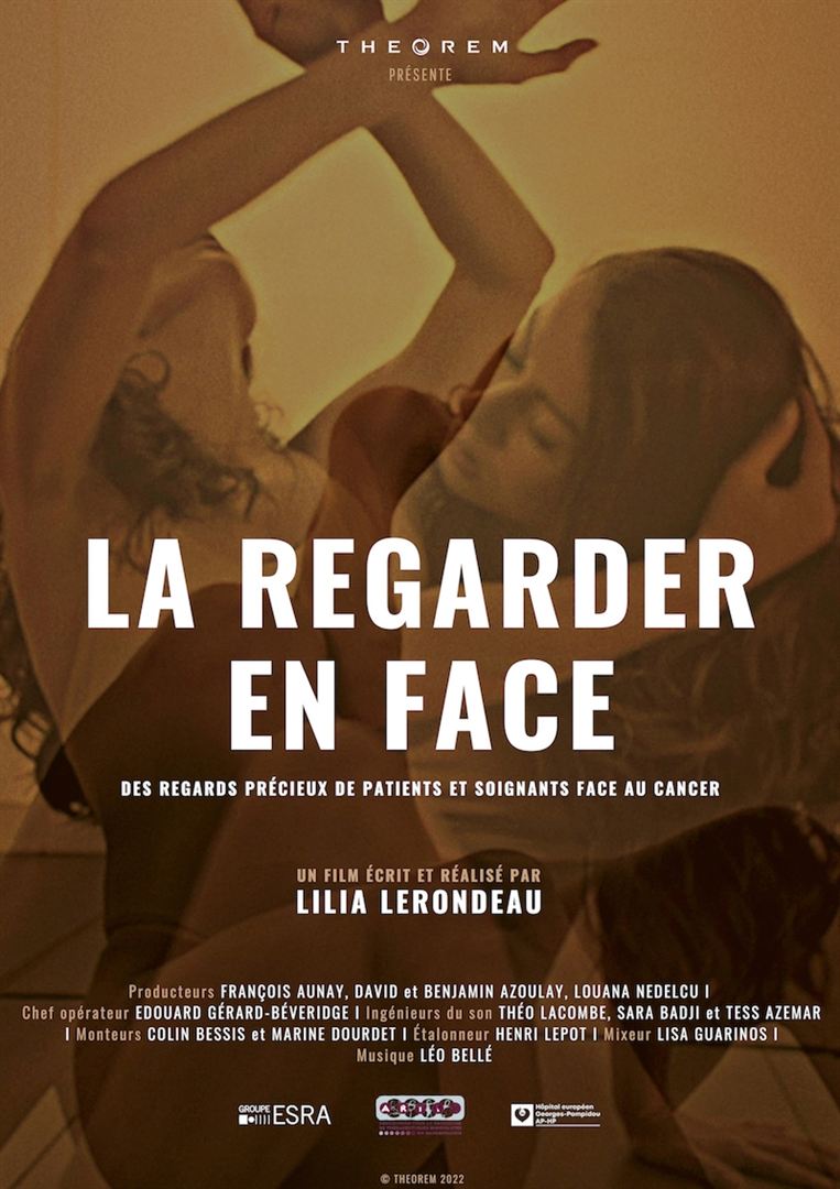 Affiche du court métrage La regarder en face (2025) de Lilia Lerondeau. Voir La regarder en face en streaming / torrent sur meilleurs-films.fr