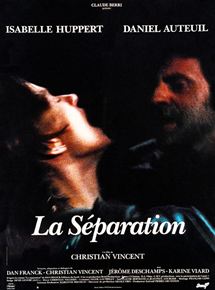 Affiche du film La Séparation (1994) de Christian Vincent Affiche du film La Séparation (1994) de Christian Vincent. Voir La Séparation en streaming / torrent sur meilleurs-films.fr