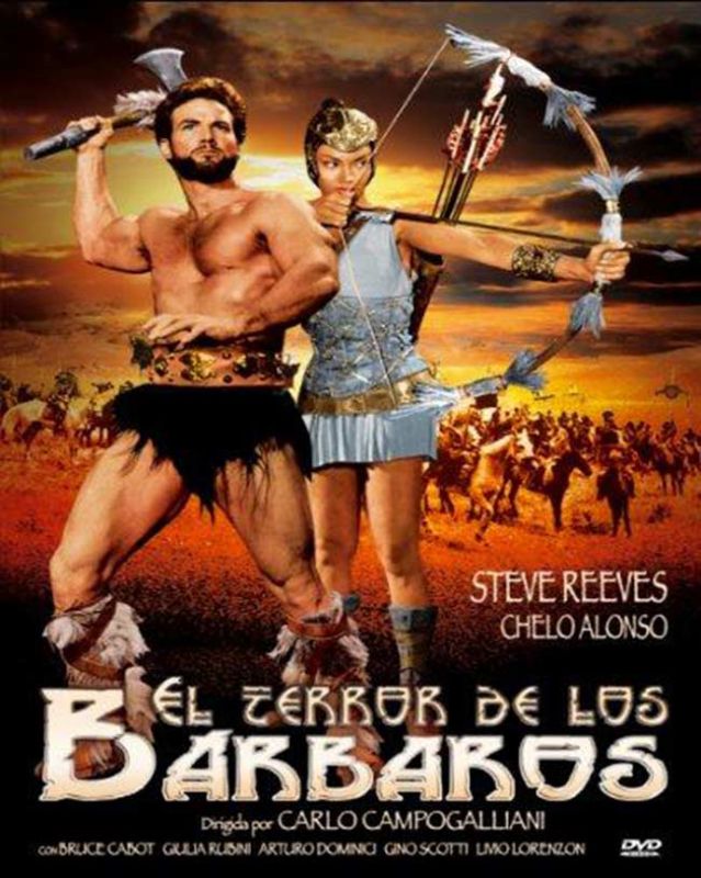 Affiche du film La terreur des barbares (1959) de Carlo Campogalliani. Voir La terreur des barbares en streaming / torrent sur meilleurs-films.fr