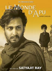 Affiche du film La Trilogie d’Apu : Le Monde d’Apu (1959) de Satyajit Ray. Voir La Trilogie d’Apu : Le Monde d’Apu en streaming / torrent sur meilleurs-films.fr