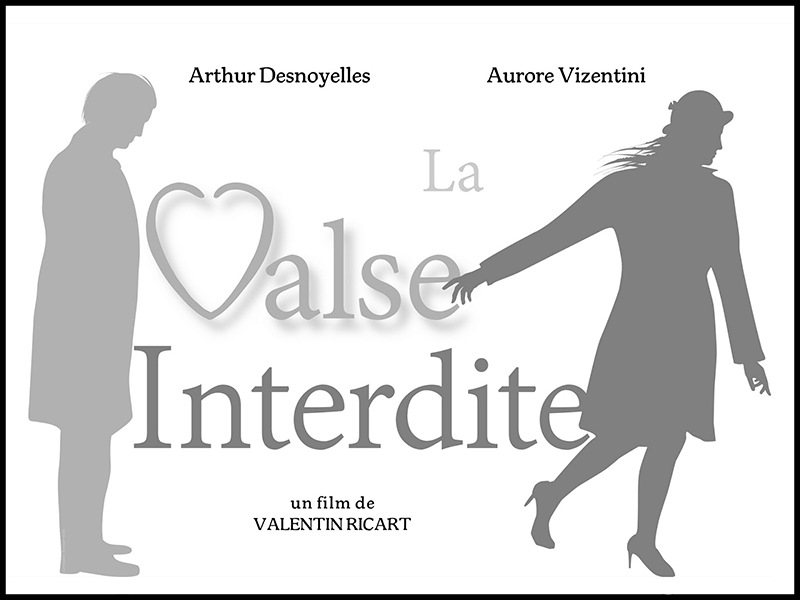 Affiche du court métrage La Valse interdite (2013) de Valentin Ricart. Voir La Valse interdite en streaming / torrent sur meilleurs-films.fr