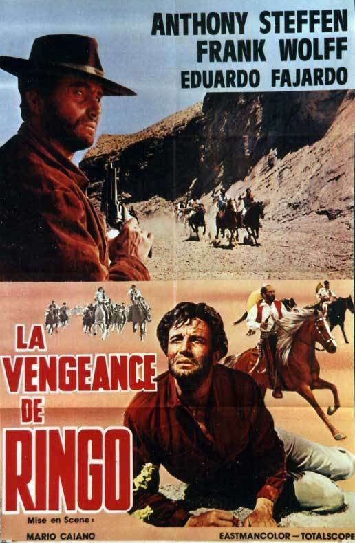 Affiche du film La Vengeance de Ringo (1966) de Mario Caiano. Voir La Vengeance de Ringo en streaming / torrent sur meilleurs-films.fr