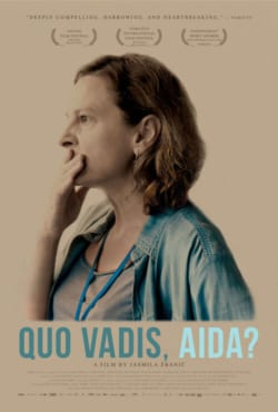 Affiche du film La voix d’Aïda (2021) de Jasmila Zbanic.