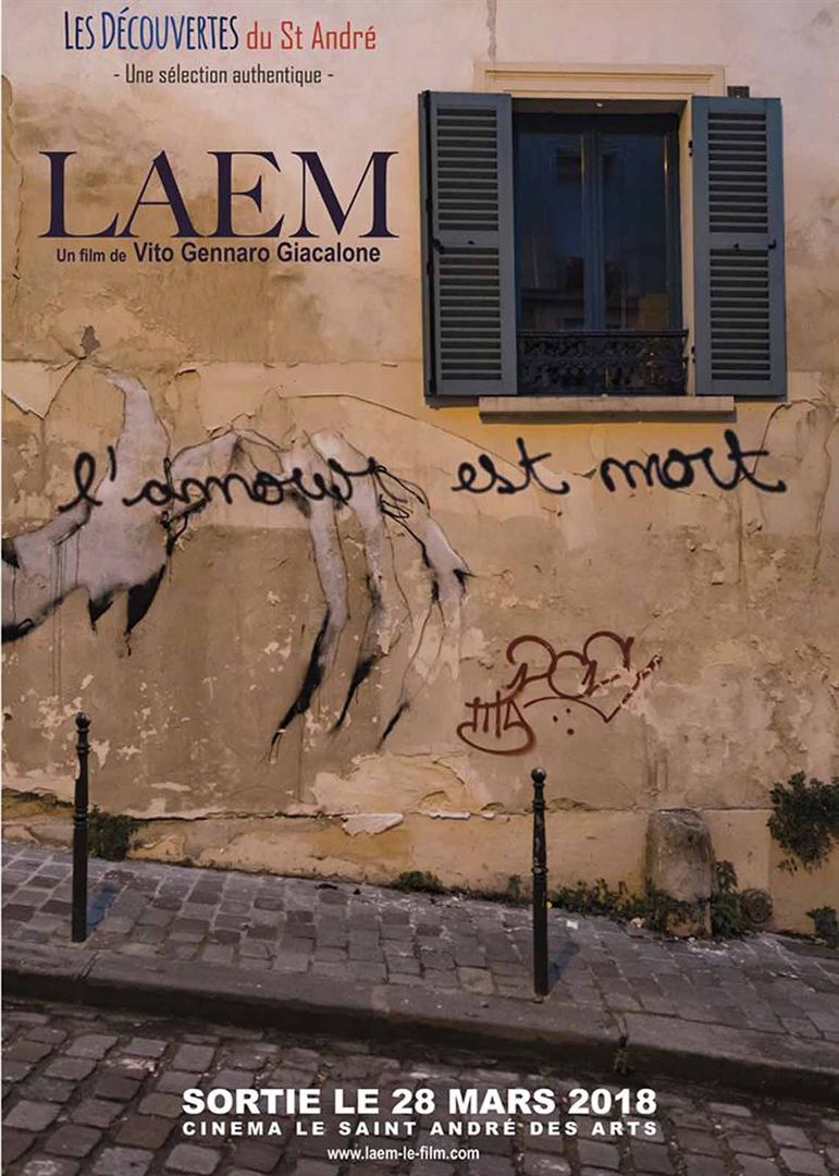 Affiche du court métrage LAEM (2016) de Vito Gennaro Giacalone. Voir LAEM en streaming / torrent sur meilleurs-films.fr
