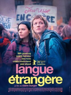 Affiche du film Langue étrangère (2024) de Claire Burger.