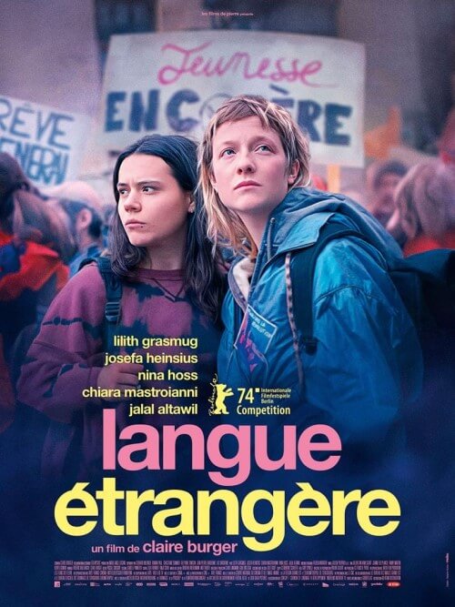 Affiche du film Langue étrangère (2024) de Claire Burger Affiche du film Langue étrangère (2024) de Claire Burger. Voir Langue étrangère en streaming / torrent sur meilleurs-films.fr