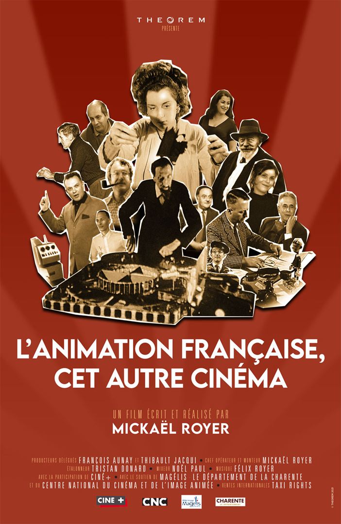 Affiche du court métrage L’Animation française, cet autre cinéma (2021) de Mickaël Royer. Voir L’Animation française, cet autre cinéma en streaming / torrent sur meilleurs-films.fr