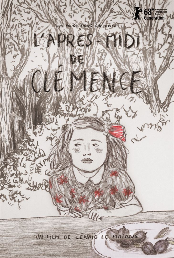 Affiche du court métrage L’Après-midi de Clémence (2017) de Lénaïg le Moigne. Voir L’Après-midi de Clémence en streaming / torrent sur meilleurs-films.fr
