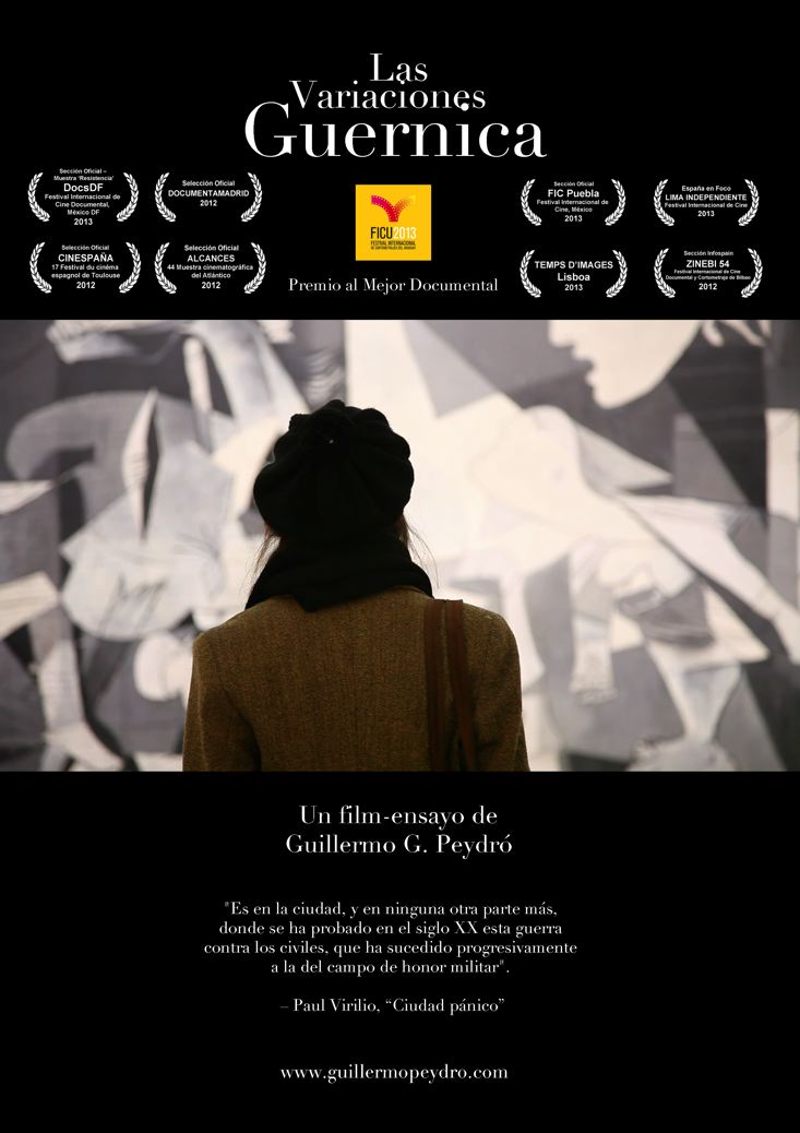 Affiche du court métrage Las Variaciones Guernica (2012) de Guillermo G. Peydró. Voir Las Variaciones Guernica en streaming / torrent sur meilleurs-films.fr