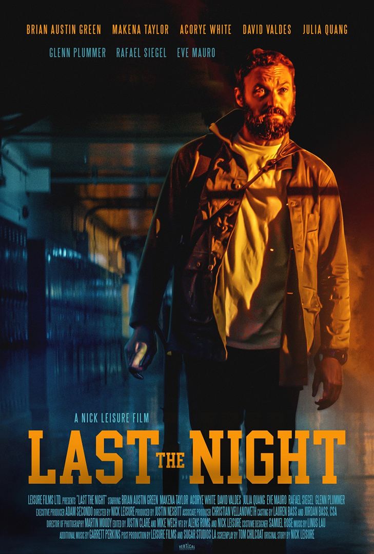 Affiche du film Last the Night (2021) de Nick Leisure. Voir Last the Night en streaming / torrent sur meilleurs-films.fr