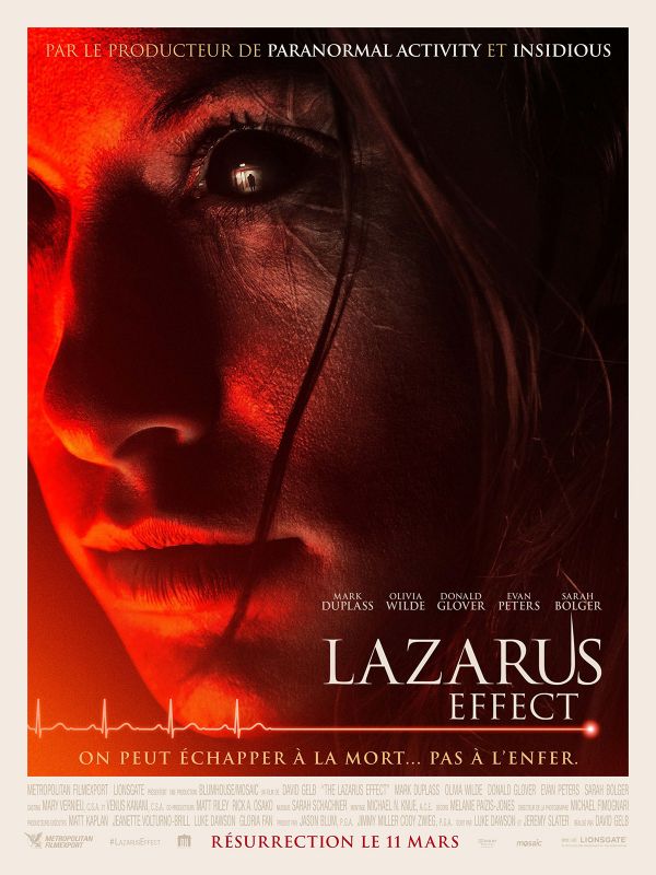 Affiche du film Lazarus Effect (2015) de David Gelb. Voir Lazarus Effect en streaming / torrent sur meilleurs-films.fr