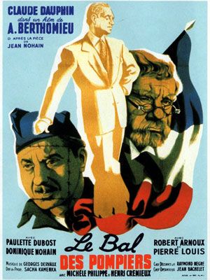 Affiche du film Le Bal des pompiers (1949) de André Berthomieu. Voir Le Bal des pompiers en streaming / torrent sur meilleurs-films.fr