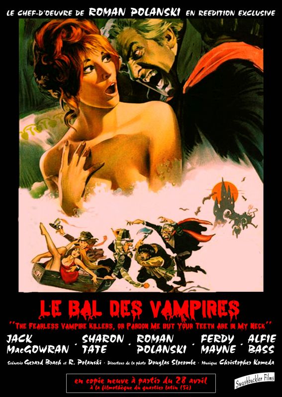 Affiche du film Le Bal des vampires (1967) de Roman Polanski. Voir Le Bal des vampires en streaming / torrent sur meilleurs-films.fr