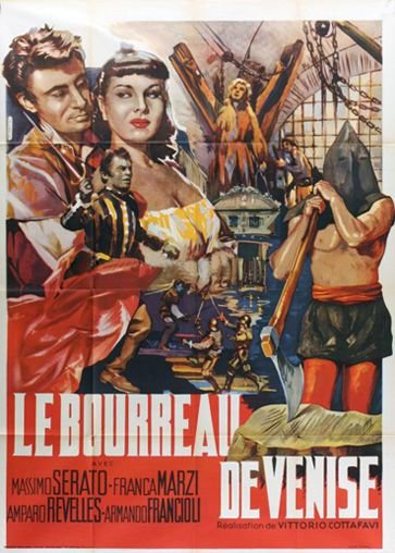 Affiche du film Le bourreau de Venise (1963) de Luigi Capuano. Voir Le bourreau de Venise en streaming / torrent sur meilleurs-films.fr