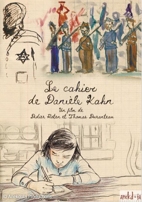 Affiche du film Le Cahier de Danièle Kahn (2022) de Didier Roten. Voir Le Cahier de Danièle Kahn en streaming / torrent sur meilleurs-films.fr