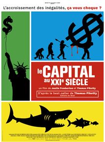 Affiche du film Le Capital au XXIe siècle (2019) de Justin Pemberton,Thomas Piketty,. Voir Le Capital au XXIe siècle en streaming / torrent sur meilleurs-films.fr