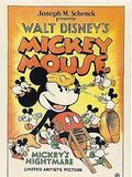 Affiche du court métrage Le Cauchemar de Mickey (1932) de Burt Gillett. Voir Le Cauchemar de Mickey en streaming / torrent sur meilleurs-films.fr