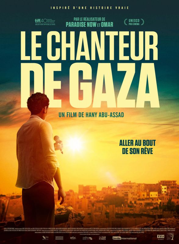 Affiche du film Le Chanteur de Gaza (2015) de Hany Abu-Assad. Voir Le Chanteur de Gaza en streaming / torrent sur meilleurs-films.fr