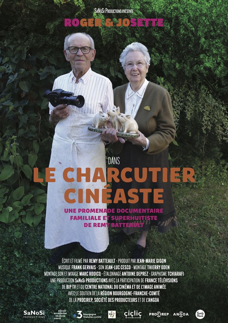 Affiche du court métrage Le Charcutier cinéaste (2022) de Rémy Batteault. Voir Le Charcutier cinéaste en streaming / torrent sur meilleurs-films.fr